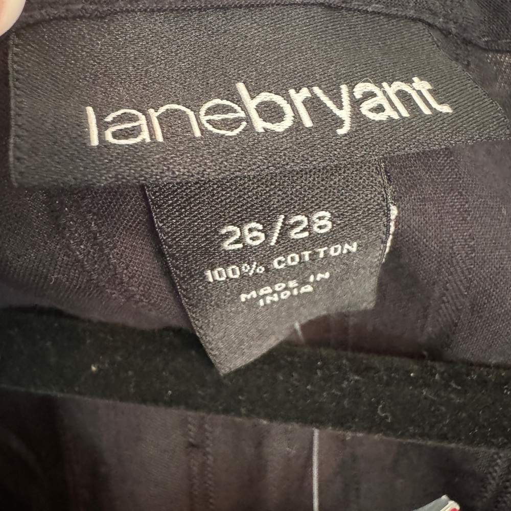 NWT Lane Bryant 26/28 Black Blouse - Picture 2 of 5